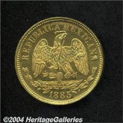 Republic Gold 10 Pesos 1885 Zs-S,