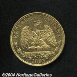 Republic Gold 20 Pesos 1893 Ca-M,