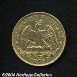 Republic Gold 20 Pesos 1870 Cn-E,