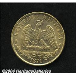 Republic Gold 20 Pesos 1871 Cn-P,