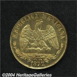 Republic Gold 20 Pesos 1872 Do-Pt,