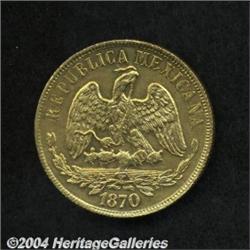Republic Gold 20 Pesos 1870 Go-S,
