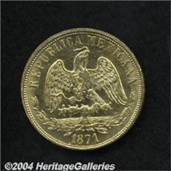 Republic Gold 20 Pesos 1871 Go-S,