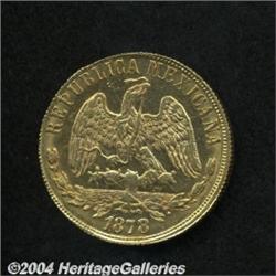 Republic Gold 20 Pesos 1878 Go-M,