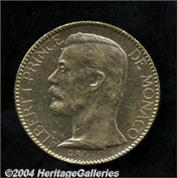 Albert I gold 100 Francs 1895,