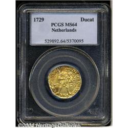 Utrecht. Gold Ducat 1729,