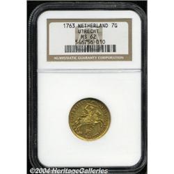 Utrecht. Gold 7 Gulden 1763,
