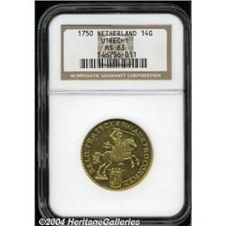Utrecht. Gold 14 Gulden 1750,