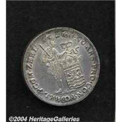 Zeeland. Double Silver Ducat 1748,