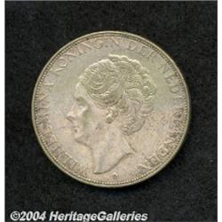 2 1/2 Gulden 1932 Deep Hairlines,