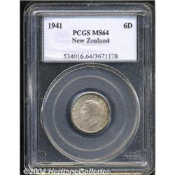 George VI Sixpence 1941,