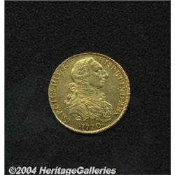 Carlos III gold 8 Escudos 1770-JM,