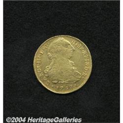 Carlos III gold 8 Escudos 1787-MI,