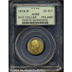 Alexander I gold 25 Zlotych 1818-IB,
