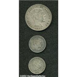 Trio of Silver Coins,