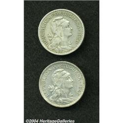 Lot of two coins as follows: