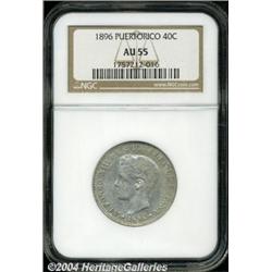 Alfonso XIII 40 Centavos 1896,