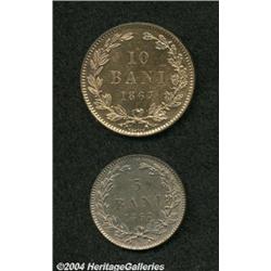 Lot of two Copper Coins Including: