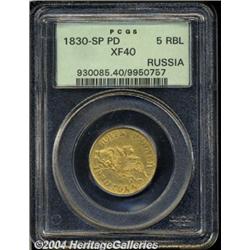 Nicolas I gold 5 Roubles 1830-SP,