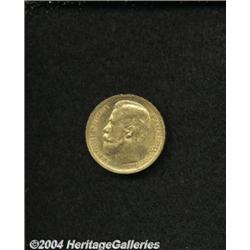 Nicolas II gold 15 Roubles 1897,