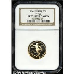 Gold 50 Roubles 2002,