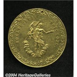 Gold Baptismal Medal No Date,