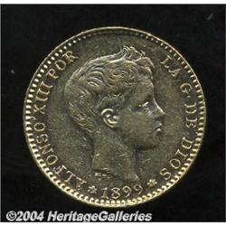 Alfonso XIII gold 20 Pesetas 1899 (99),