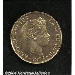 Alfonso XIII gold 100 Pesetas 1897 (1962),