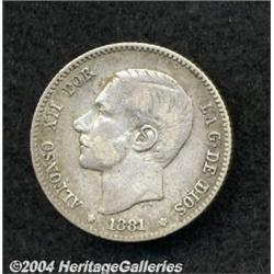 Peseta 1881,