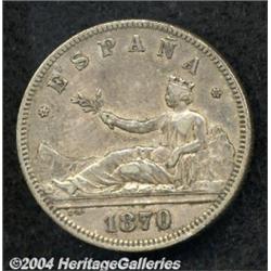 2 Pesetas 1870(73),