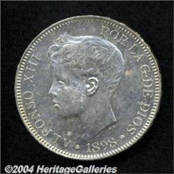 5 Pesetas 1898,