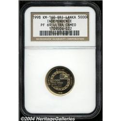 Gold 5000 Rupees 1998,