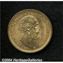 Gold 20 Kronor 1881,