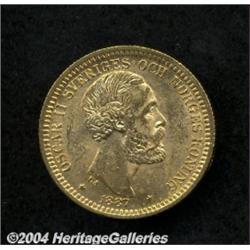 Gold 20 Kronor 1887,