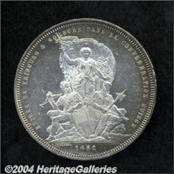 Confederation 5 Francs 1881 Fribourg,