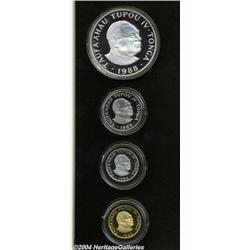 Taufa'ahau Topou IV Proof Set 1988,