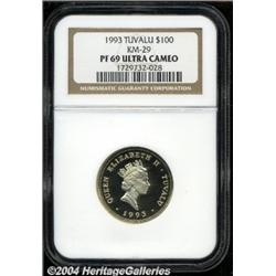 Elizabeth II gold 100 Dollars 1993,