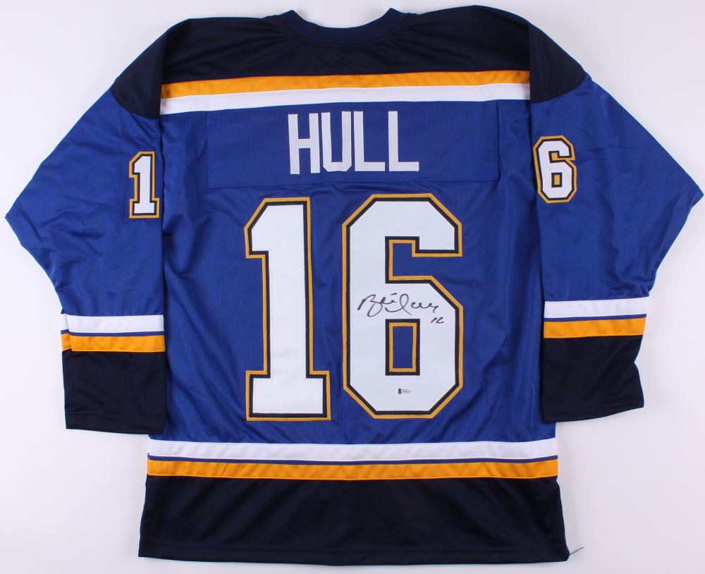 brett hull autographed jersey