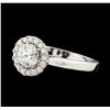 Image 1 : 0.86 ctw Diamond Ring - 14KT White Gold