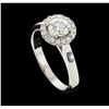 Image 4 : 0.86 ctw Diamond Ring - 14KT White Gold