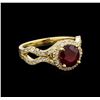 Image 1 : 14KT Yellow Gold 1.94 ctw Ruby and Diamond Ring