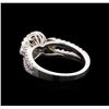 Image 3 : 1.04 ctw Diamond Ring - 14KT White Gold