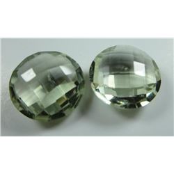 21.07 ct, Green Amethyst Matched Pair