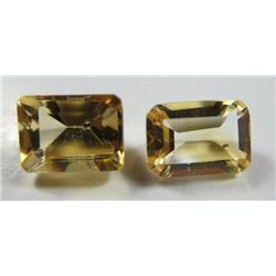 2.0 ct. Citrine Matched Pair