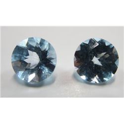2.0 ct. Topaz Blue Matched Pair