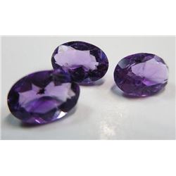 2.0 ct. Amethyst Set of 3