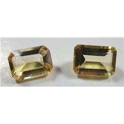 2.0 ct. Citrine Matched Pair