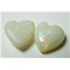 Image 2 : 1.07 ct, Australian White Opal Matched Pair