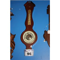 VINTAGE BAROMETER & THERMOMETER