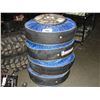 Image 1 : SET OF 4 TOYO OBSERVE 215/70R15 M+S TIRES ON RIMS